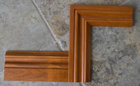 Sample of Brown wood trim by Countrywood